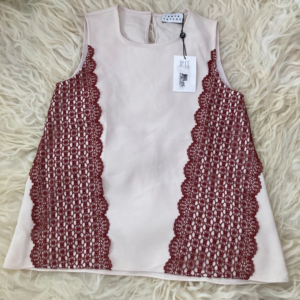 TANYA TAYLOR Amalie Crocheted Top - Picture 2 of 10